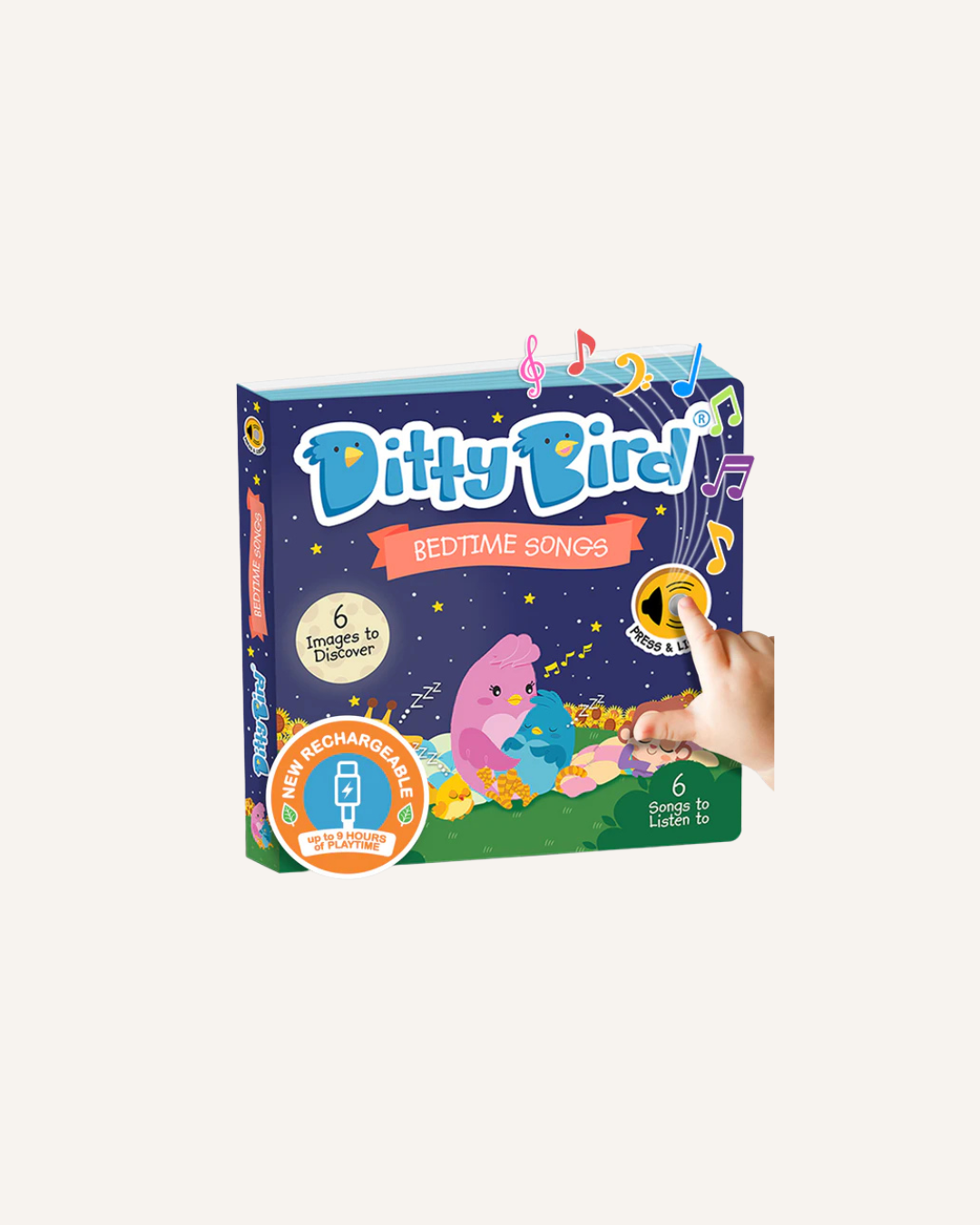 DITTY BIRD - RECHARGEABLE BOOK - BEDTIME SONGS