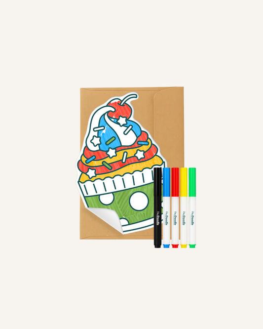 HEY DOODLE - FOREVER GREETING CARD - GIANT CUPCAKE