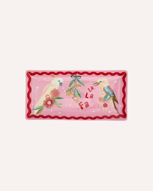 ANNABEL TRENDS - FESTIVE CERAMIC PLATE - BON BON
