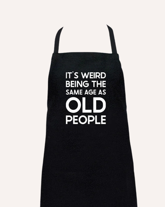 ANNABEL TRENDS SCREEN PRINT APRON - IT'S WEIRD...