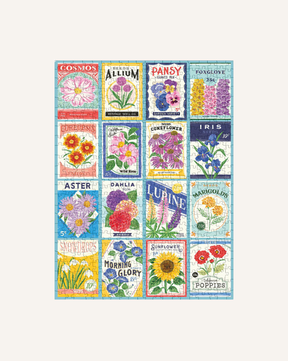 WERKSHOPPE - 500 PIECE PREMIUM PUZZLE - SEED PACKETS