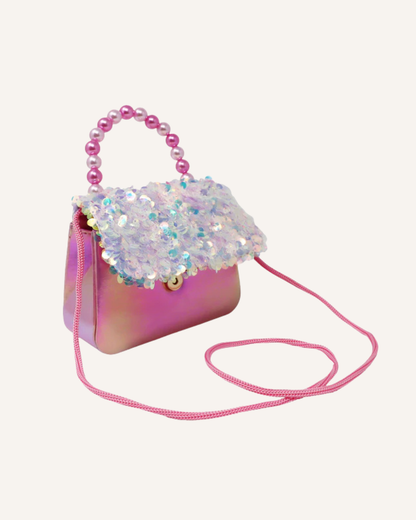 PINK POPPY - SPARKLE SEQUIN BAG - MERMAID - PINK
