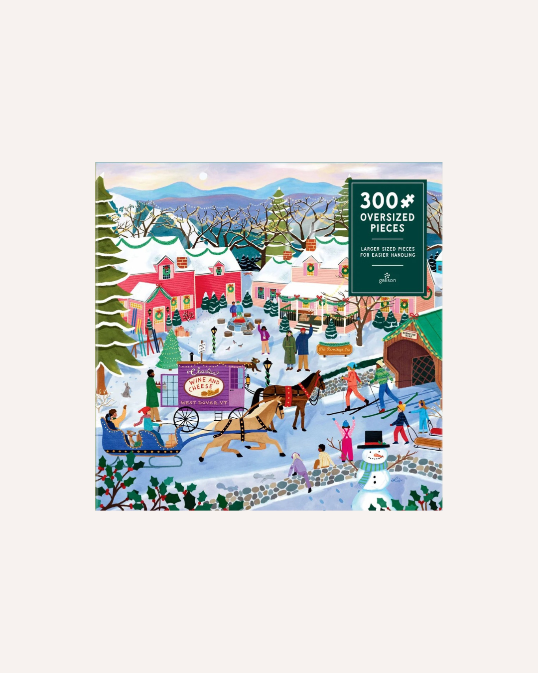 GALISON - 300P FOIL PUZZLE - LITTLE WINTER TOWN