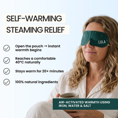 LULA SELF WARMING EYE MASK - EUCALYPTUS