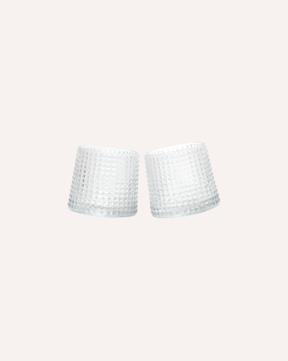 HERE'S HOW - THE LOLA SET OF 2 ROCK GLASSES