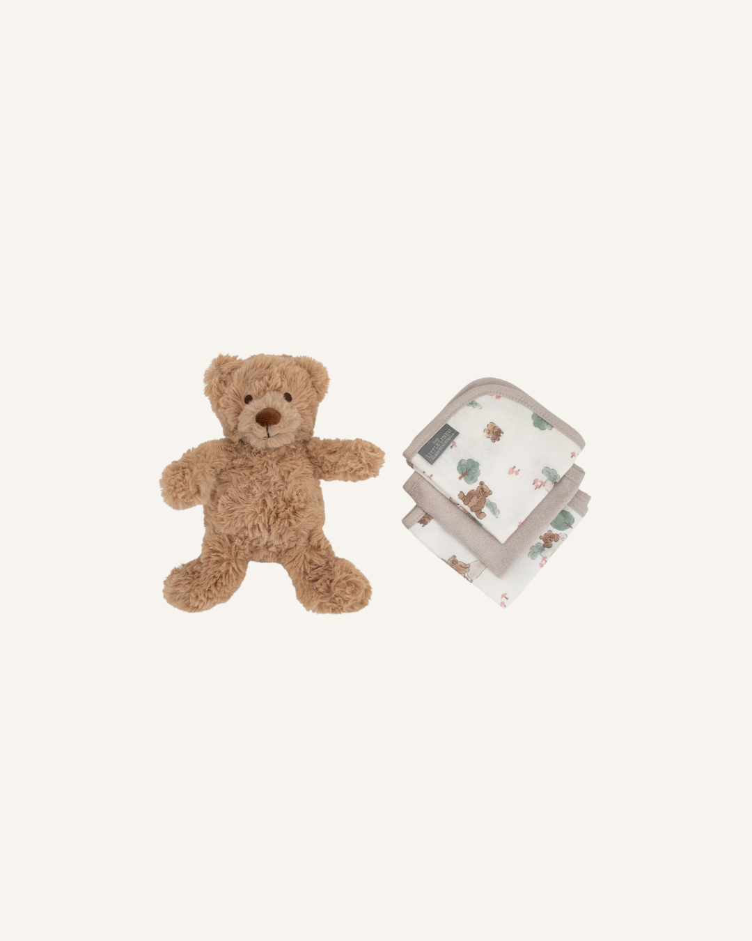 LITTLE LINEN - TOY & WASHER - BEAR