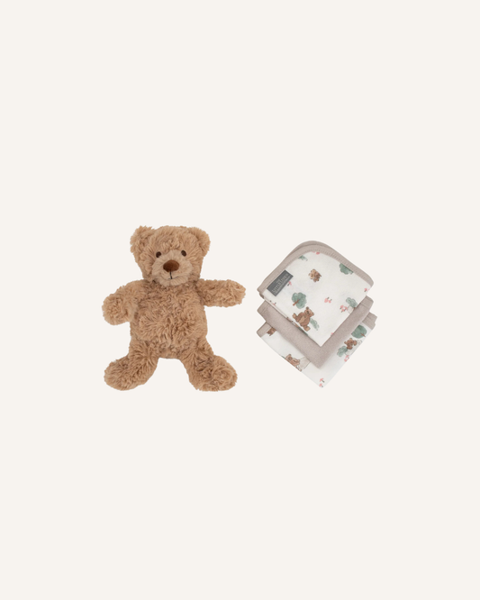 LITTLE LINEN - TOY & WASHER - BEAR