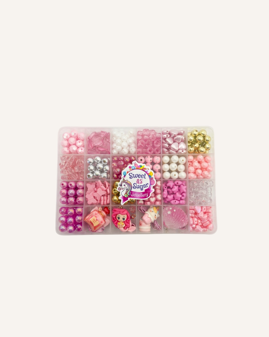 SWEET AS SUGAR - BEAD KIT - PINK MIX