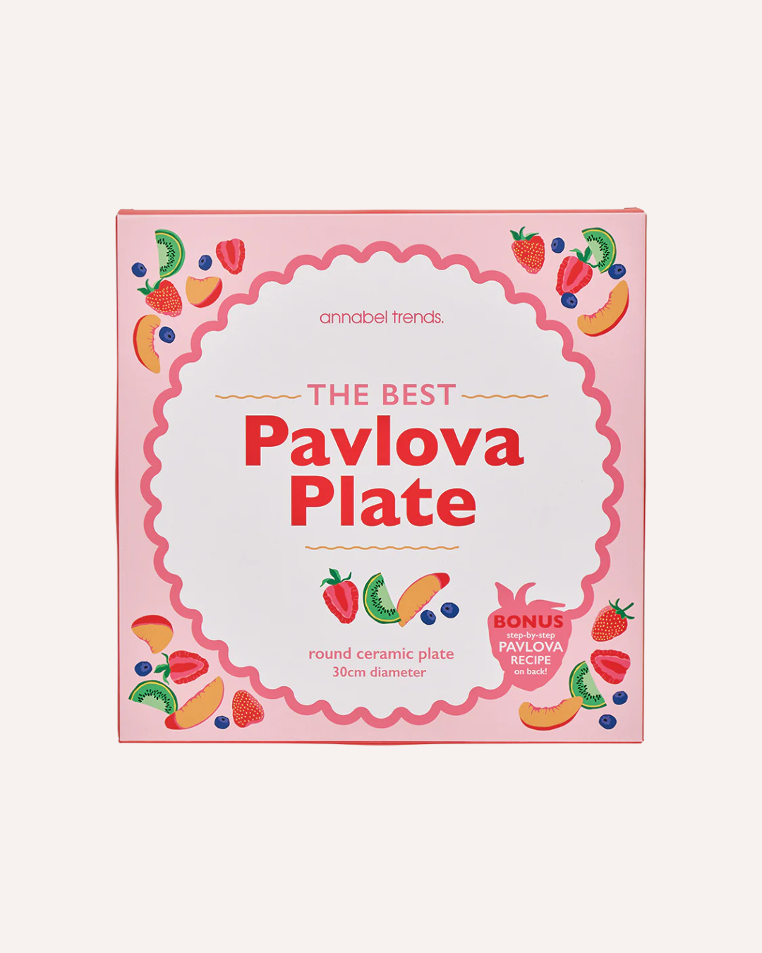 ANNABEL TRENDS - CERAMIC CAKE PLATE - PAVLOVA