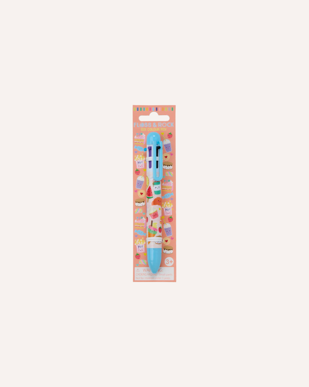 FLOSS & ROCK -  SIX COLOUR PEN - SWEET TREATS