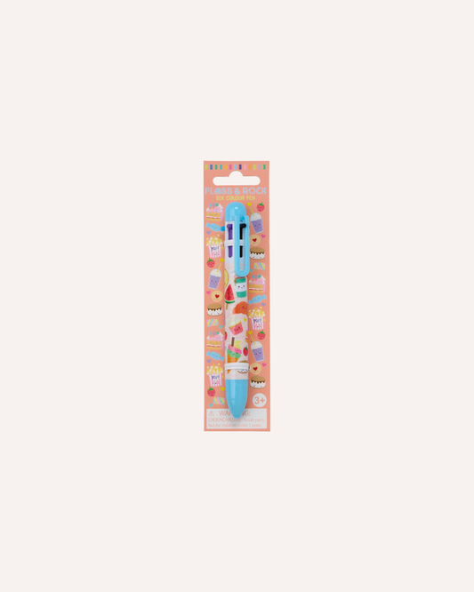 FLOSS & ROCK -  SIX COLOUR PEN - SWEET TREATS