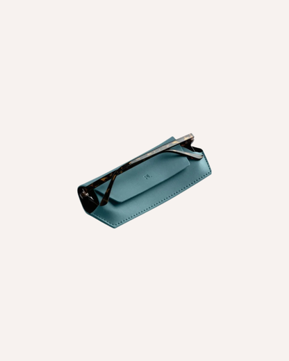FOX AND LEO GLASSES CASE - TEAL