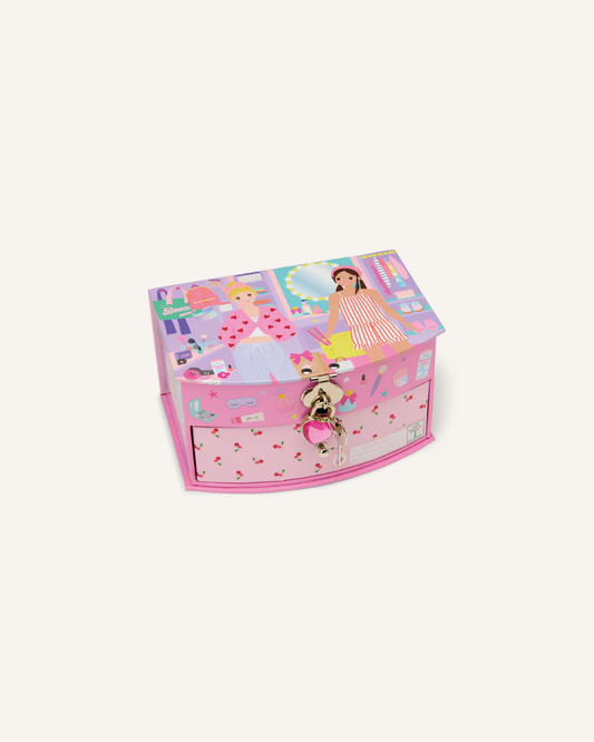 FLOSS & ROCK - FAB FRIENDS LOCKABLE JEWLLERY BOX - PINK