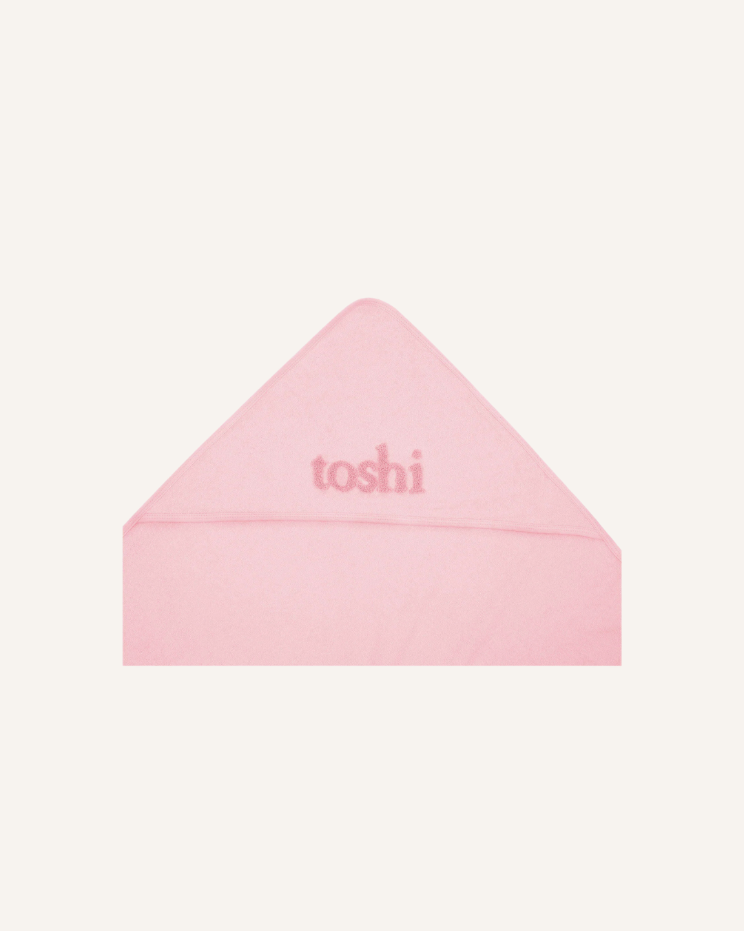 TOSHI - BABY BATH TOWEL - MISTY ROSE