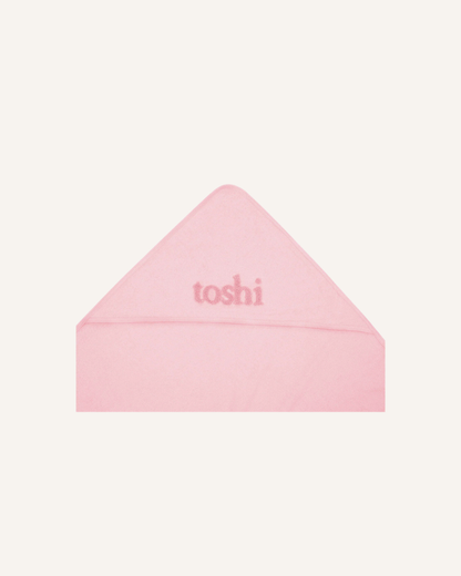 TOSHI - BABY BATH TOWEL - MISTY ROSE
