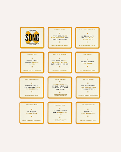 BRASS MONKEY - MISUNDERSTOOD SONGS CARD GAME