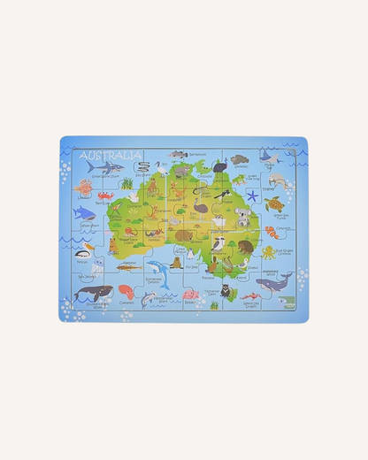 KOALA DREAM - 24 PIECE PUZZLE - AUSTRALIAN MAP