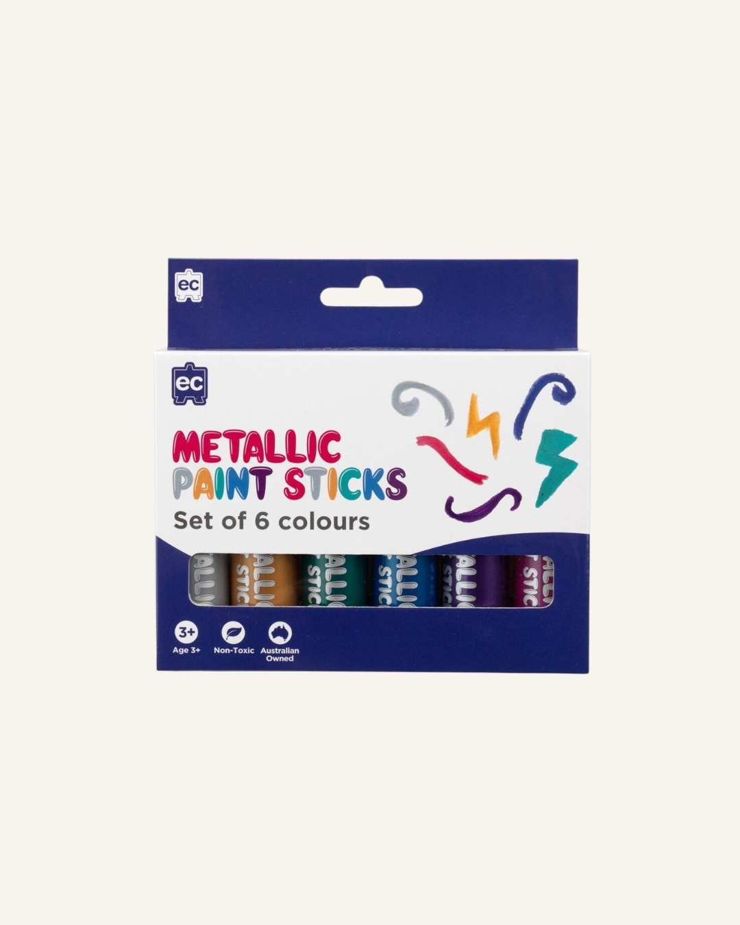 EDUCATIONAL COLOURS - PAINT STICKS - METALLIC