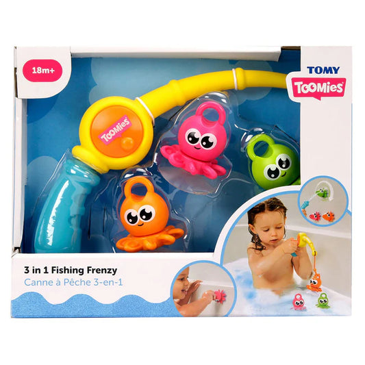 BATH TOY - TOMY TOOMIES 3 in 1 FISHING FRENZY