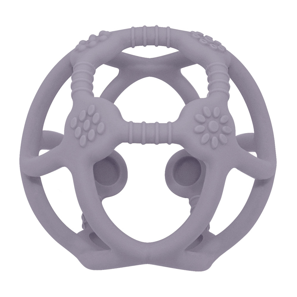 PLAYGROUND SILICONE TEETHING BALL - LILAC