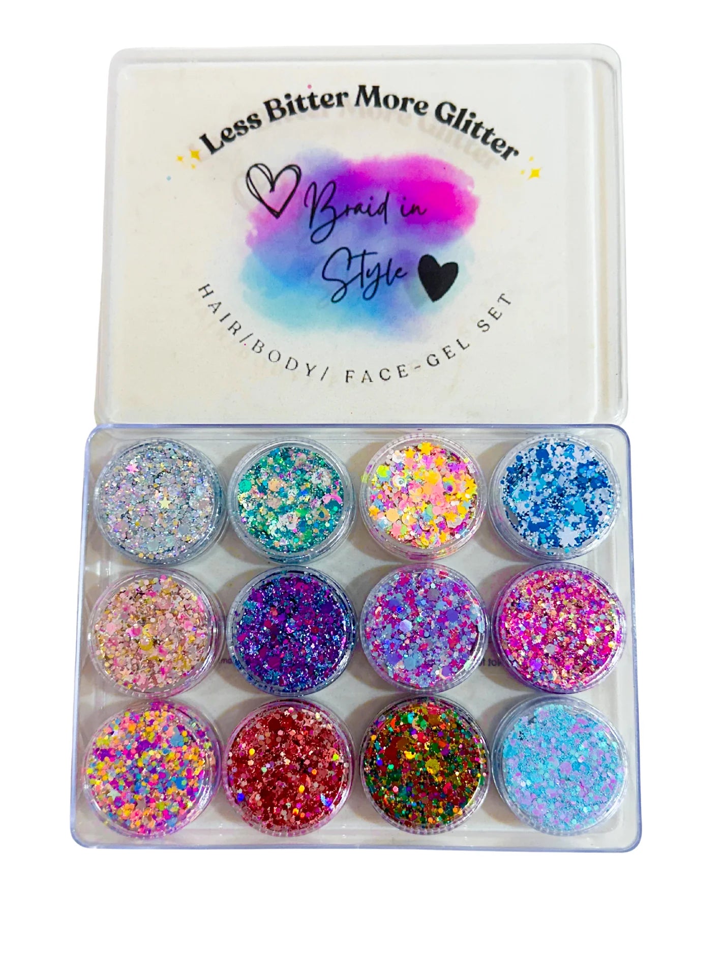 BRAID IN STYLE - LESS BITTER MORE GLITTER GIFT SET