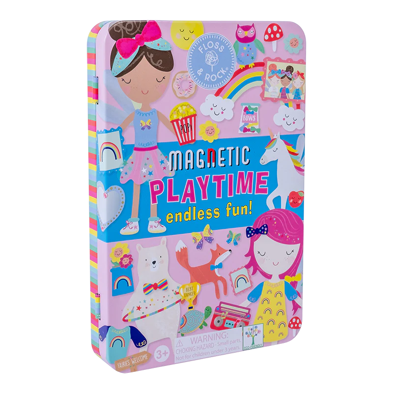 FLOSS & ROCK MAGNETIC PLAYTIME  - RAINBOW FAIRY