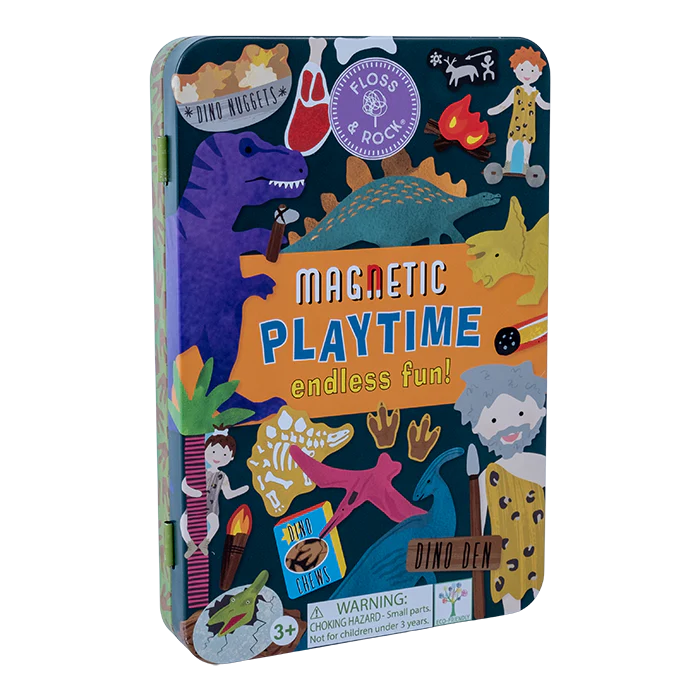 FLOSS & ROCK MAGNETIC PLAYTIME  - DINOSAUR