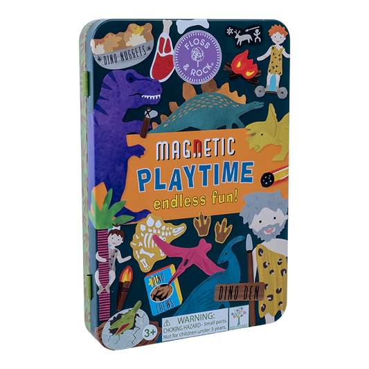 FLOSS & ROCK MAGNETIC PLAYTIME  - DINOSAUR