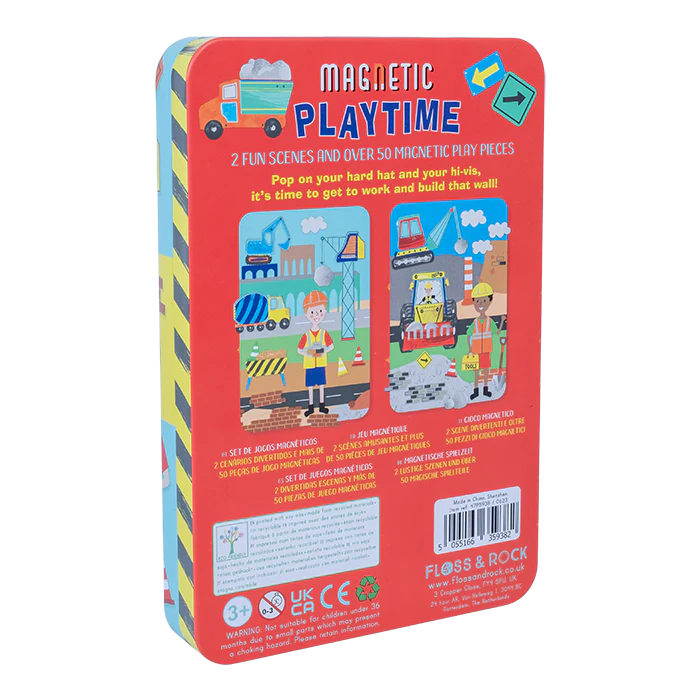 FLOSS & ROCK MAGNETIC PLAYTIME  - CONSTRUCTION
