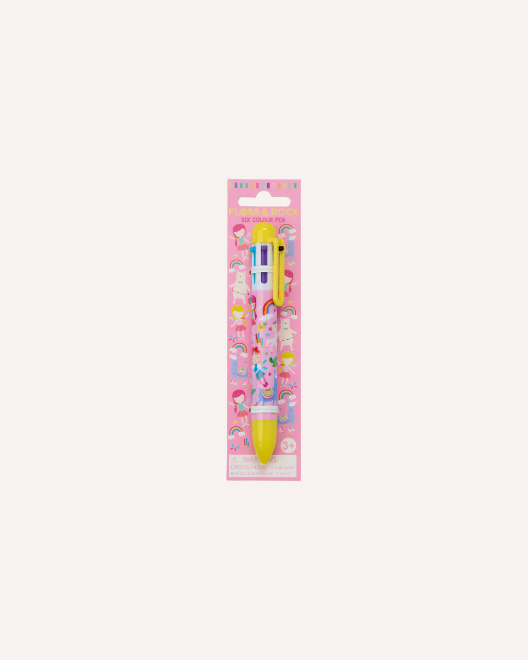 FLOSS & ROCK -  SIX COLOUR PEN - RAINBOW FAIRY