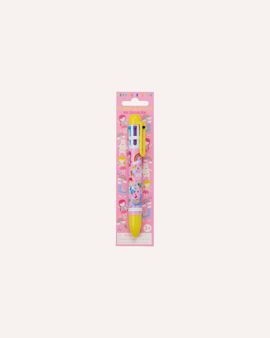 FLOSS & ROCK -  SIX COLOUR PEN - RAINBOW FAIRY