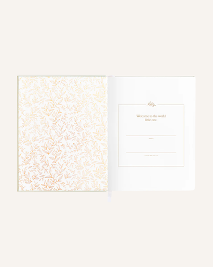 FOX & FALLOW - BABY BOOK - SAGE STRIPE