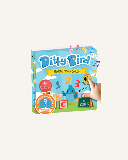 DITTY BIRD - RECHARGEABLE BOOK - LEARNING SONGS