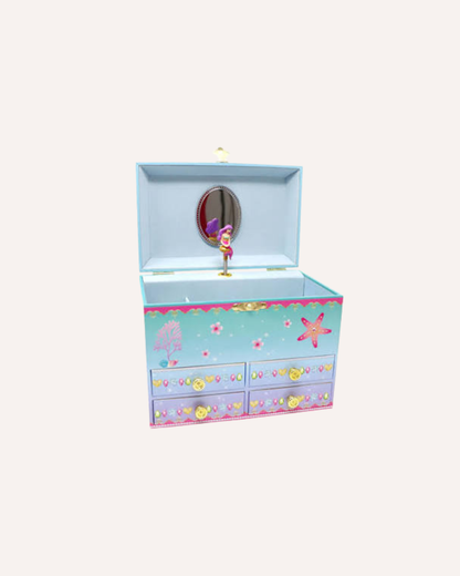 PINK POPPY - MUSICAL JEWELLERY BOX - MEDIUM - MERMAID