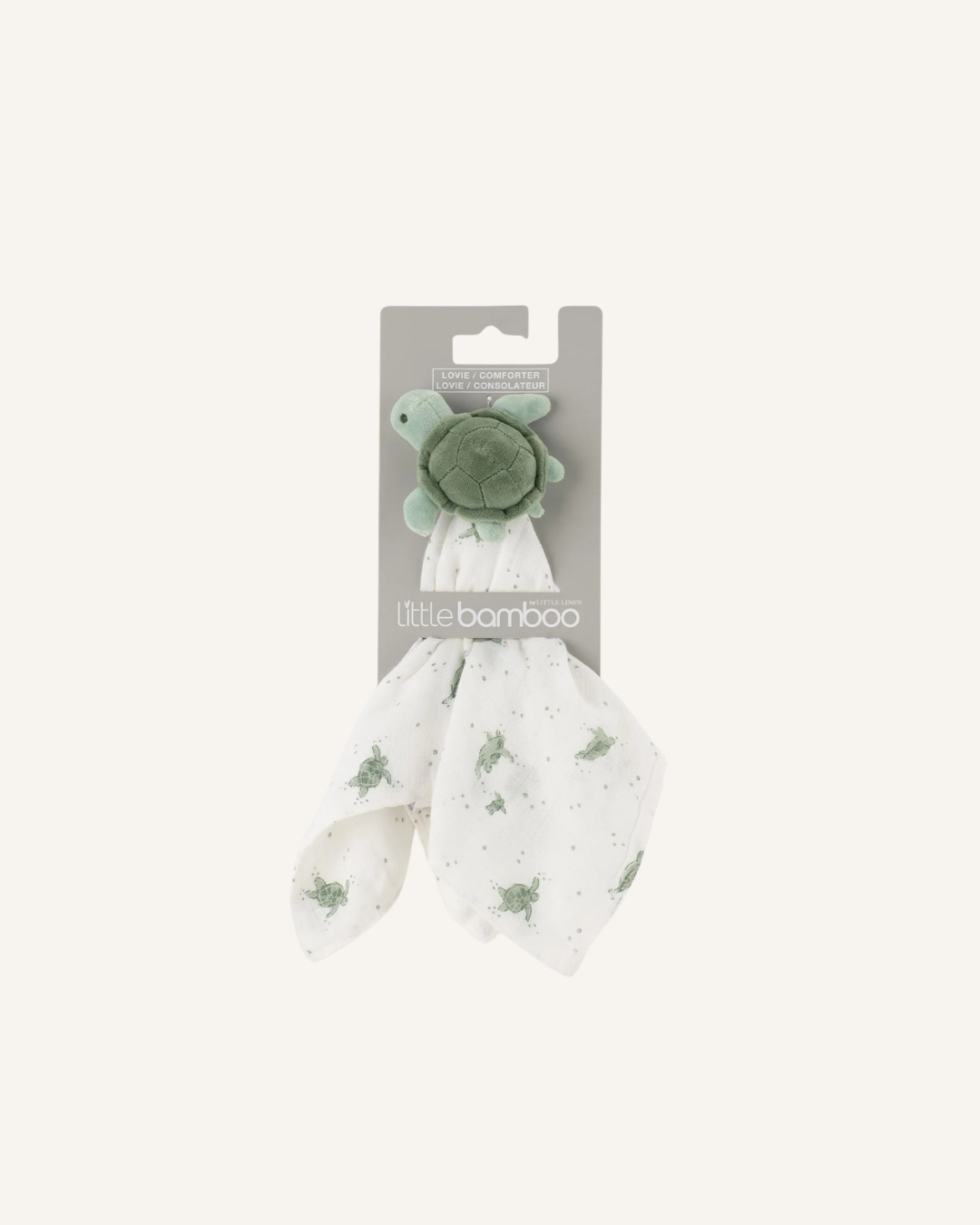 LITTLE BAMBOO - COMFORTER - TERRY TURTLE