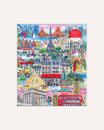 GALISON - 1000P PUZZLE - CITIES AROUND THE WORLD