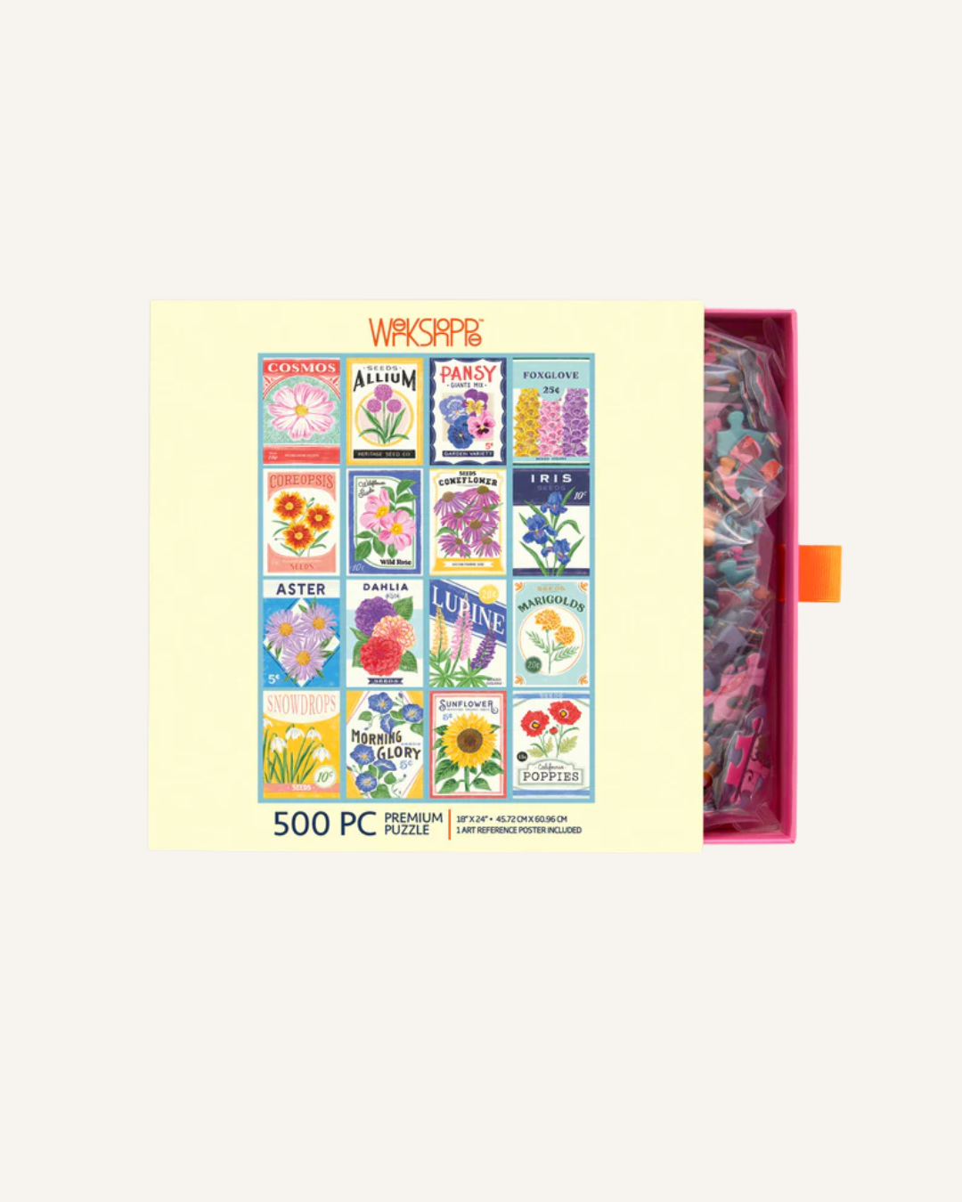 WERKSHOPPE - 500 PIECE PREMIUM PUZZLE - SEED PACKETS