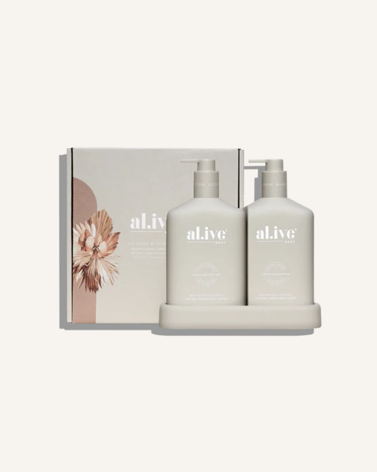 AL.IVE WASH & LOTION DUO - SEA COTTON & COCONUT DUO
