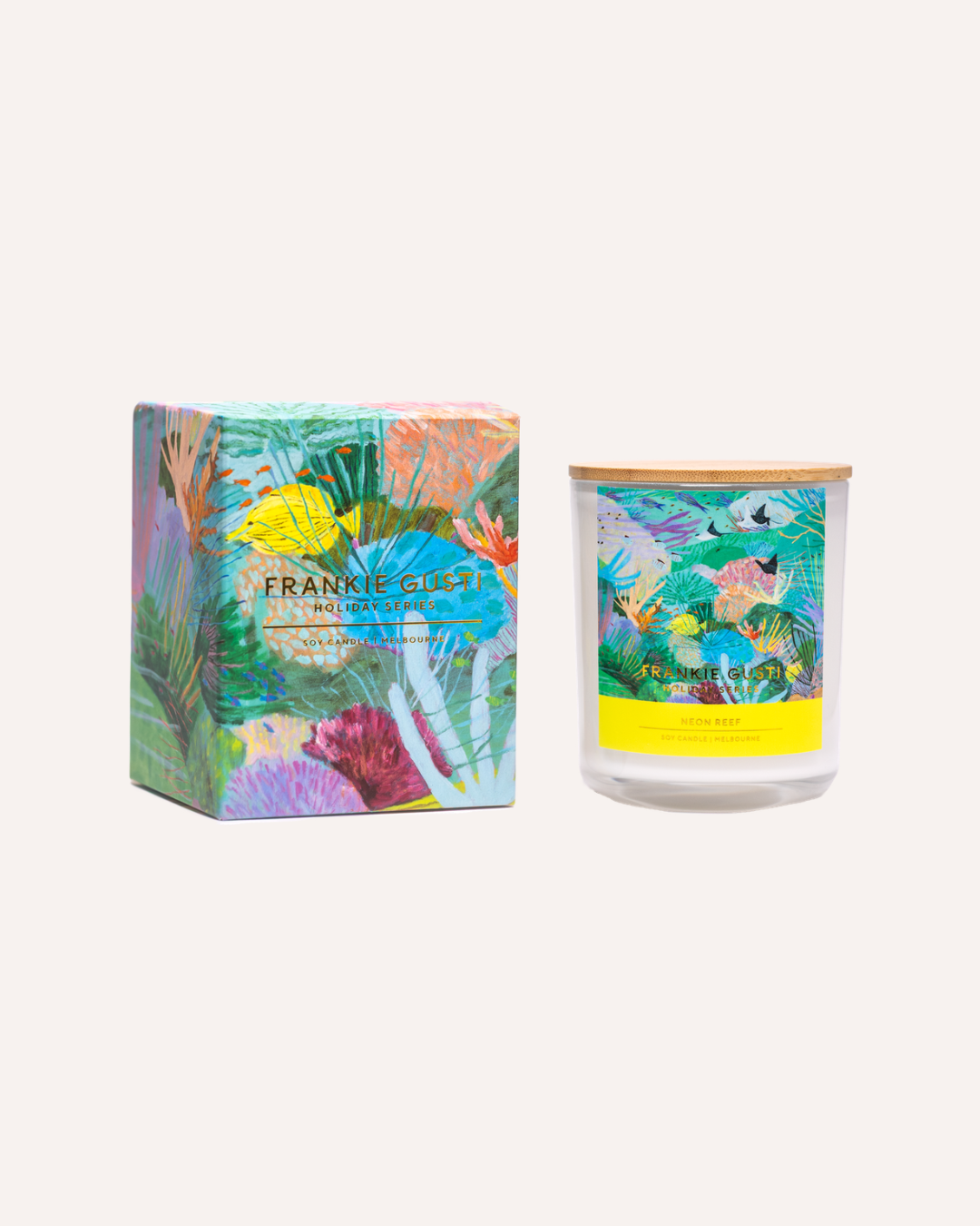 FRANKIE GUSTI - HOLIDAY SERIES - CANDLE - NEON REEF