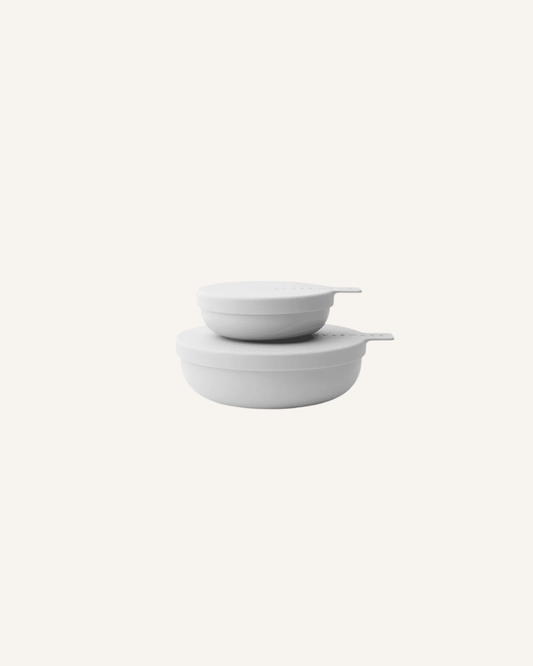 STYLEWARE - NESTING BOWL 2 PIECE SET - SMOKE