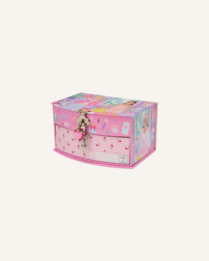 FLOSS & ROCK - FAB FRIENDS LOCKABLE JEWLLERY BOX - PINK