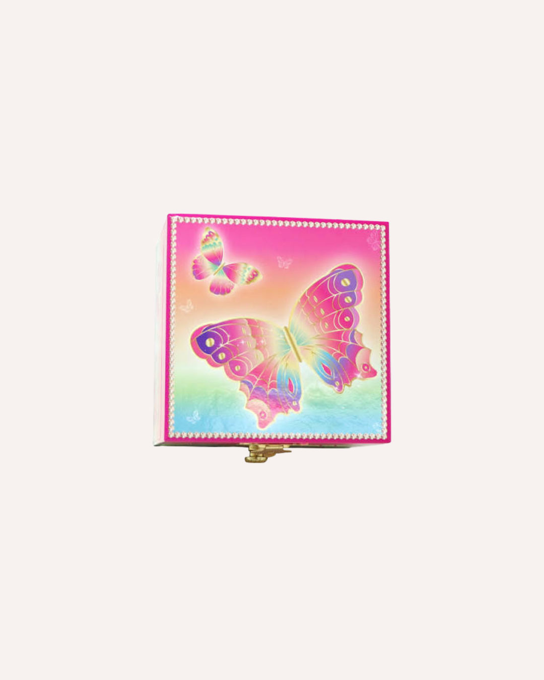 PINK POPPY - MUSICAL JEWELLERY BOX - SMALL - BUTTERFLY