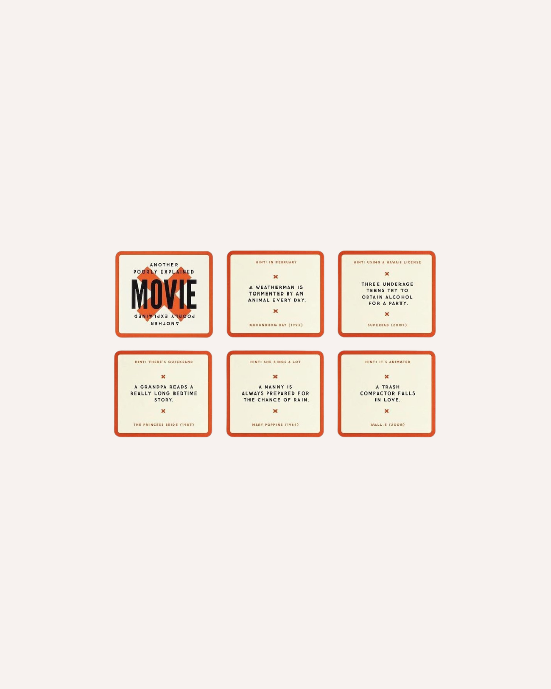 BRASS MONKEY - MISUNDERSTOOD MOVIES CARD GAME