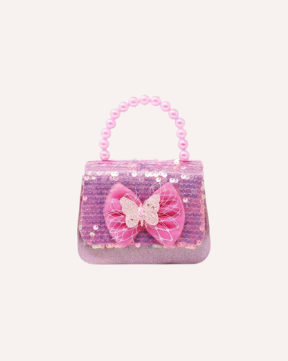 PINK POPPY - BUTTERFLY SEQUIN HANDBAG