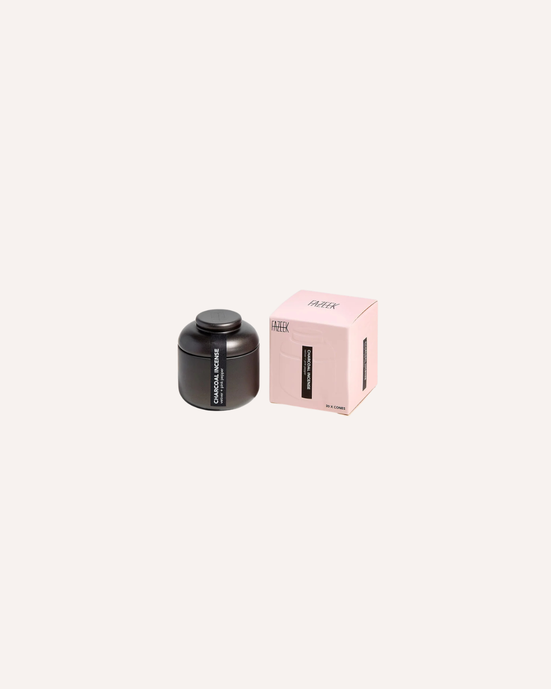 FAZEEK - INCENSE CONES - VETIVER + PINK PEPPER