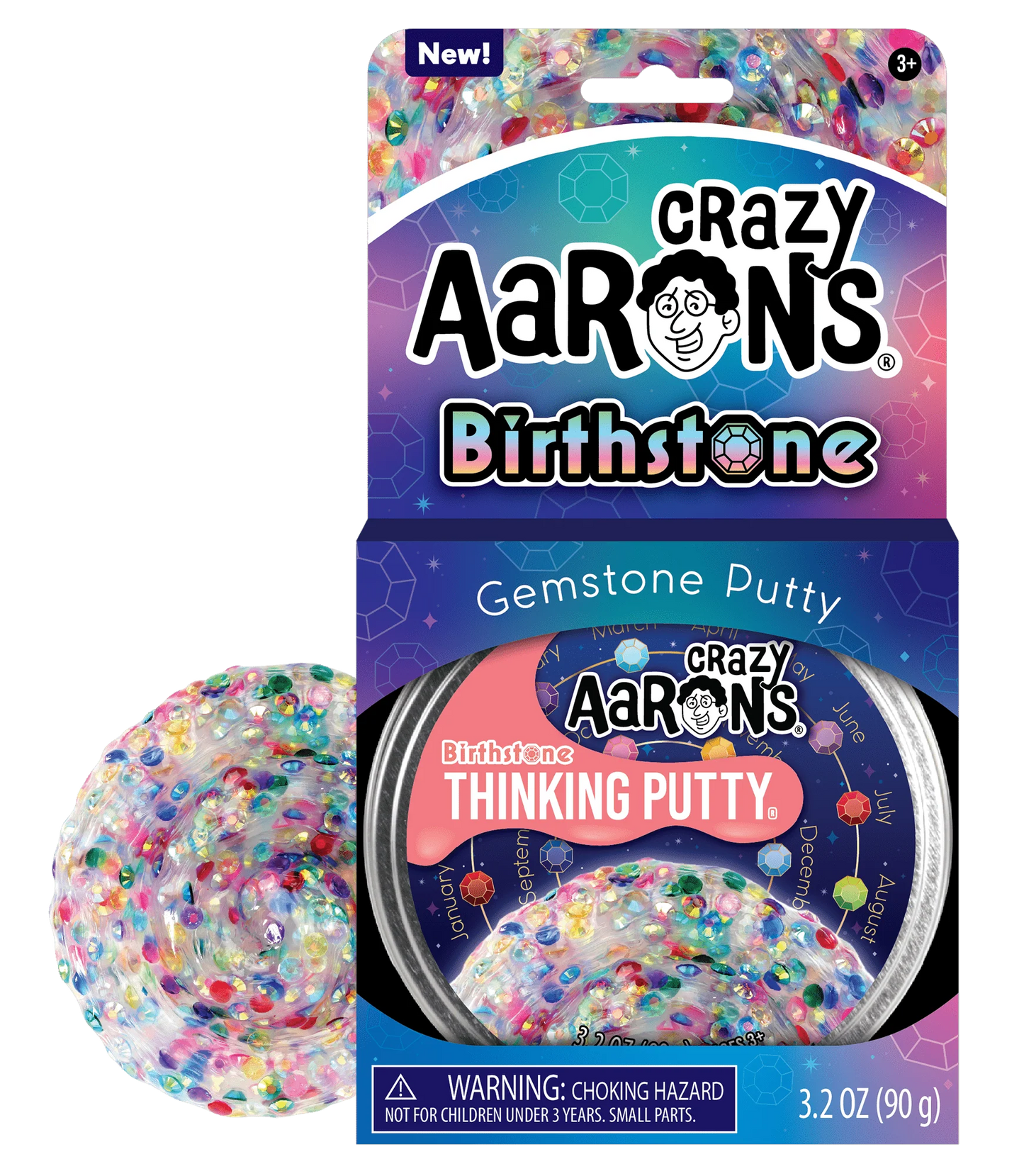 CRAZY AARONS BIRTHSTONE THINKING PUTTY