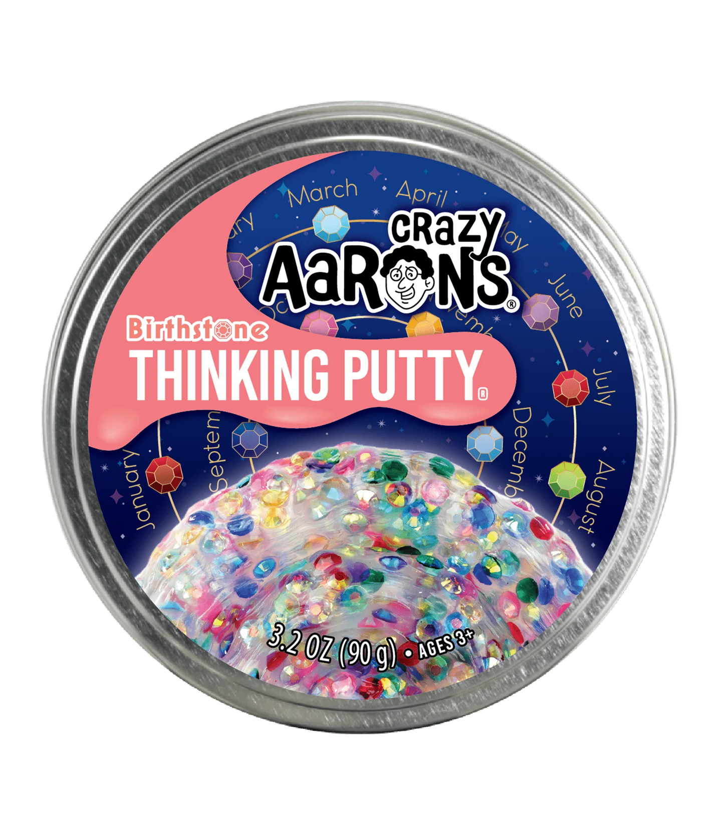 CRAZY AARONS BIRTHSTONE THINKING PUTTY