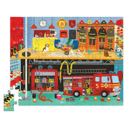 CROCODILE CREEK - 50 PIECE PUZZLE - FIRE STATION