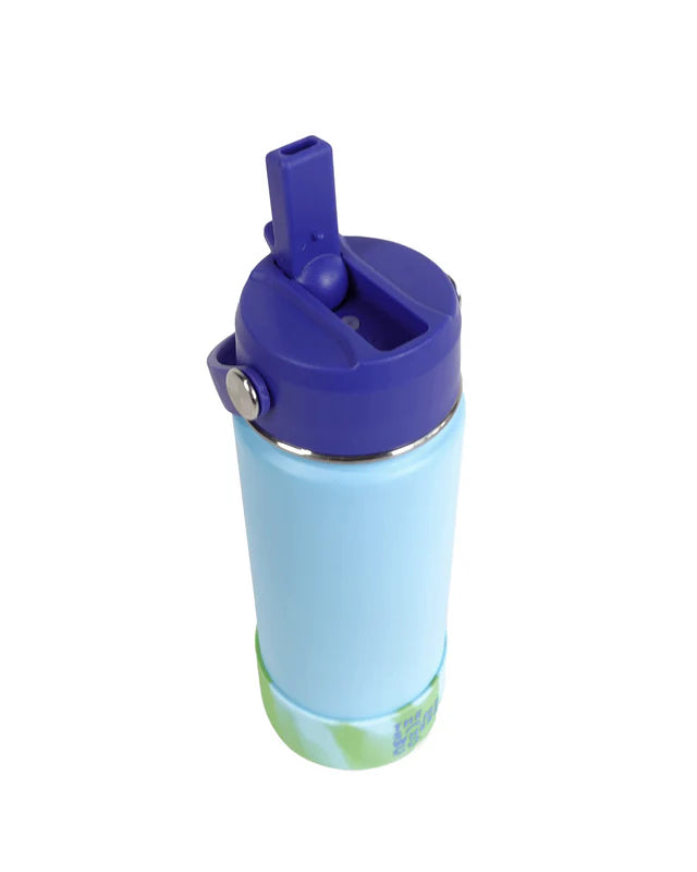 THE SOMEWHERE CO - WATER BOTTLE 500ML - SKY BLUE SWIRL