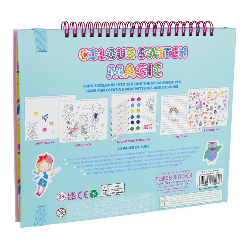 FLOSS & ROCK COLOUR SWITCH MAGIC - RAINBOW FAIRY